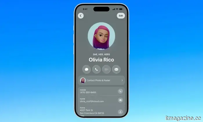Google Contacts prende in prestito un utile trucco dell'iPhone per rendere più facile la condivisione del tuo numero