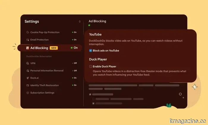 Il browser di DuckDuckGo ora blocca gli annunci di YouTube che tutti odiano.