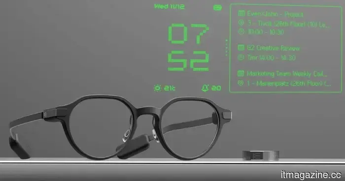 Anche gli occhiali smart di Realities portano il terminale di codifica al tuo occhio.