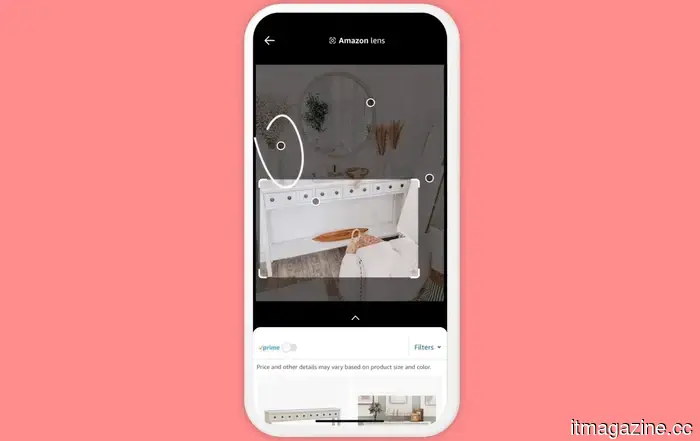 Amazon's newest visual search update incorporates Lens Live and the Circle feature into your app's search functionality.