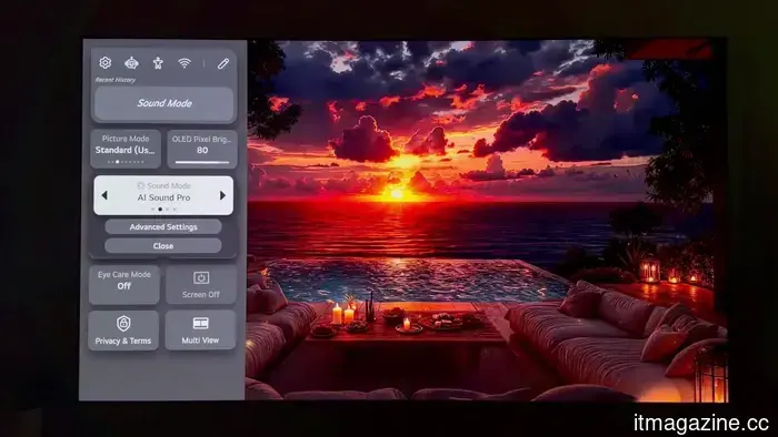 The LG C6 OLED performs excellently right from the start. These adjustments enhance its performance even further.