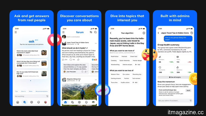 Форум — это новое приложение Facebook Groups от Meta, и оно очень похоже на Reddit.