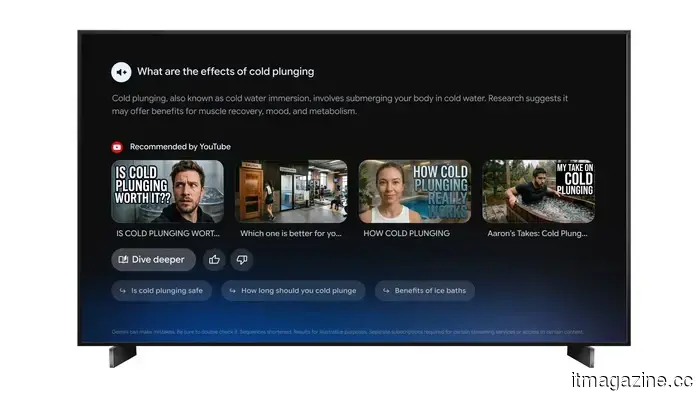 Гемини на Google TV теперь может отвечать на ваши вопросы, обучать концепциям и предоставлять спортивные сводки.