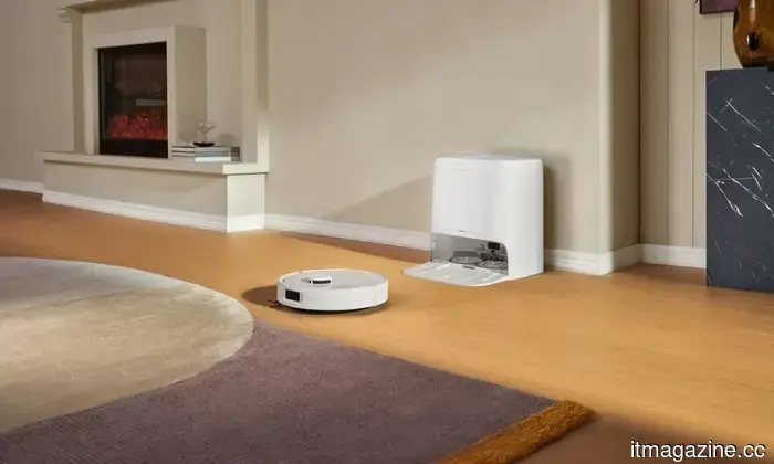 Roborock's latest robot vacuum is able to detach its own mops prior to vacuuming carpets.