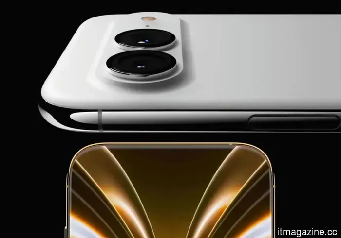 The anniversary edition iPhone from Apple is showcased in stunning renders, and I'm eagerly anticipating its arrival in 2027.