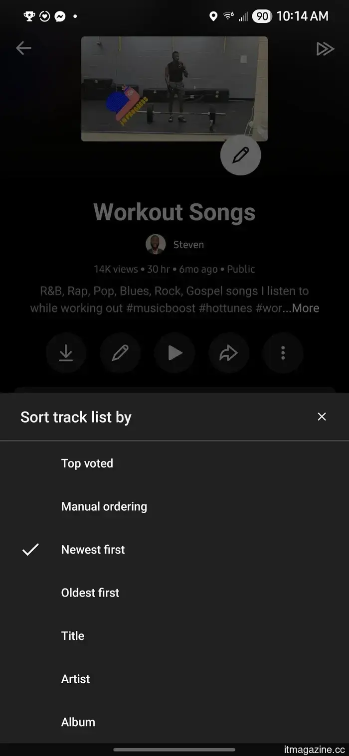YouTube Music playlists are receiving new sorting features, and it's well overdue.