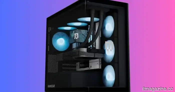 Maingear's Zero desktop features a sleek, wire-free design with curved glass and a considerable amount of power.