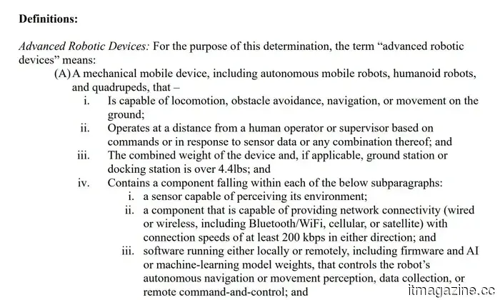 The US's clampdown on foreign-made robots will also affect future Roombas.