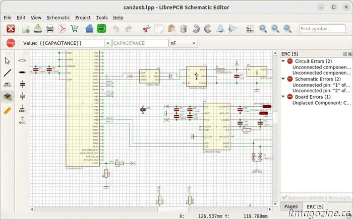 Librepcb 1.3.0: CAD para diseño de PCB