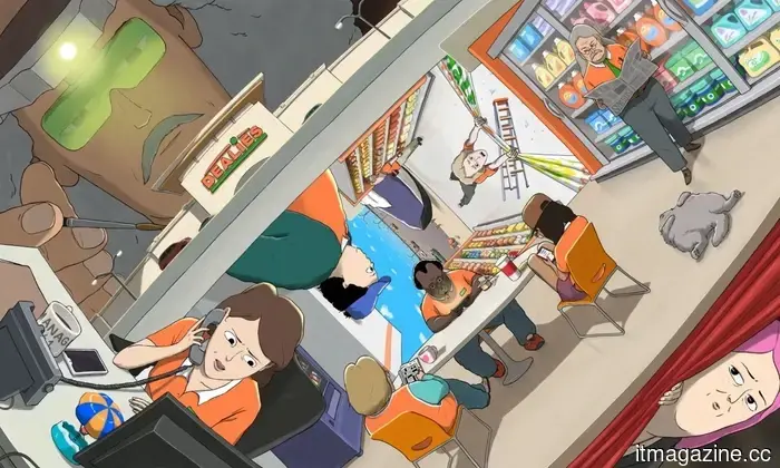 Netflix unveils a new adult animated workplace comedy created by the team behind Common Side Effects and Scavengers Reign.