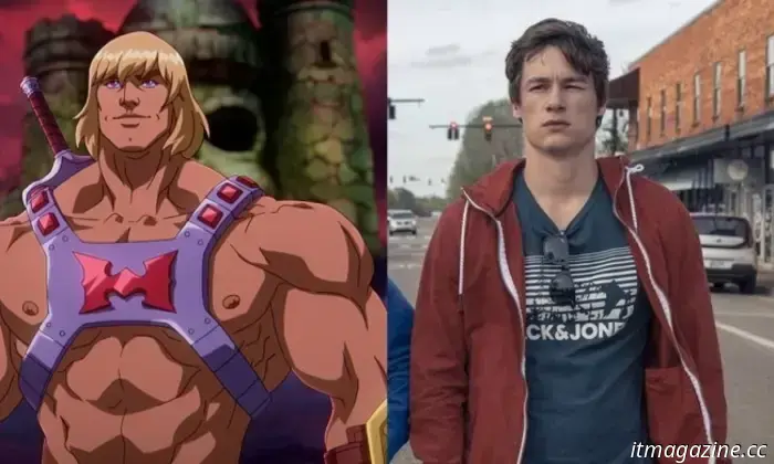 The first look photo of Masters of the Universe features Nicholas Galitzine in the role of He-Man.