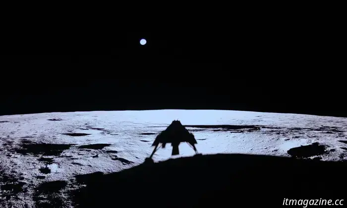 Check out the initial images of the Blue Ghost lander positioned on the moon's surface.