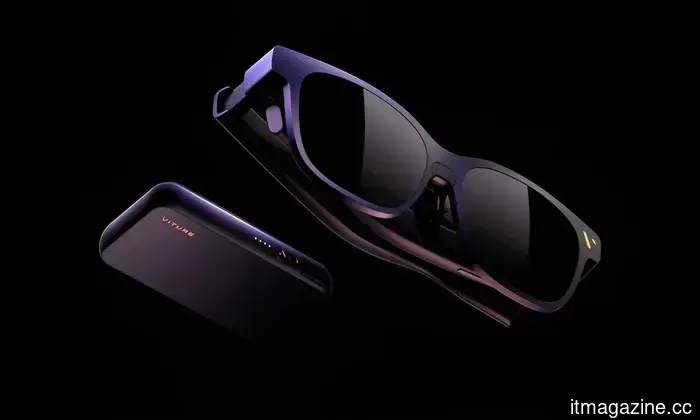 Viture's lightest smart glasses to date still provide a substantial 146-inch display right in front of your eyes.
