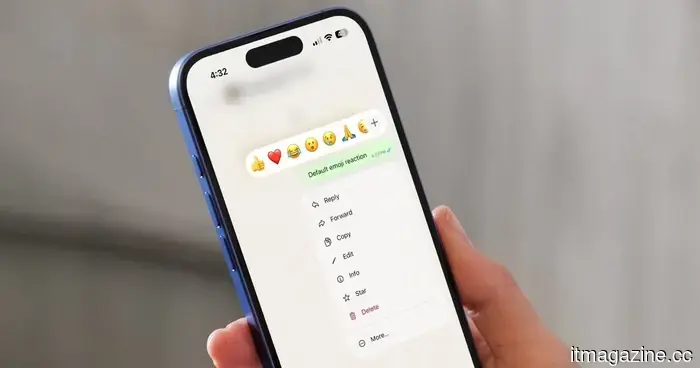 WhatsApp will soon allow you to use the emoji of your choice for reactions, but there is a downside.