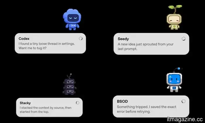 OpenAI's Codex now features a small AI companion that provides updates while you code.