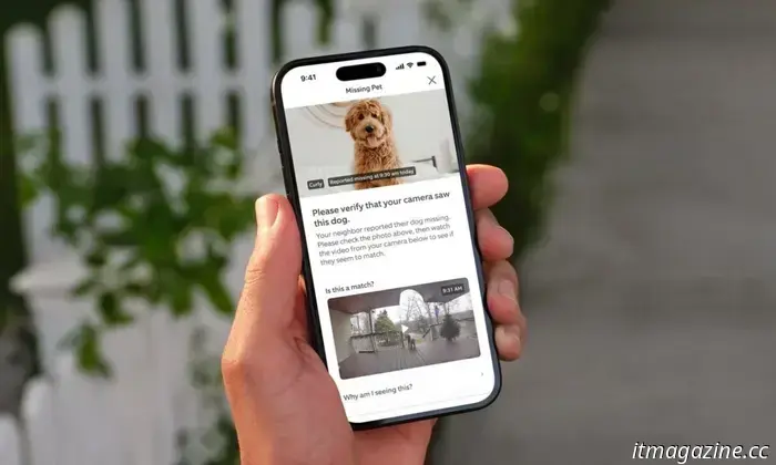 Ring ora permette a chiunque di usare l'app Neighbors per segnalare e trovare animali domestici smarriti.