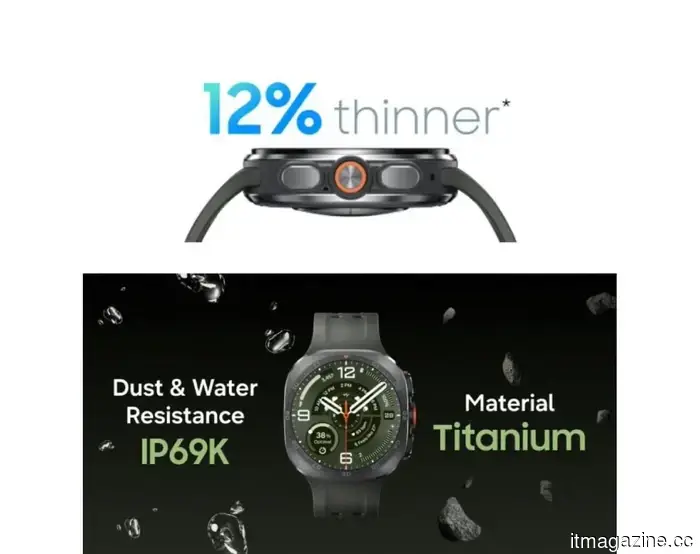 Leaked marketing images of the Galaxy Watch Ultra 2 support rumors regarding its battery, display, and processor specifications.