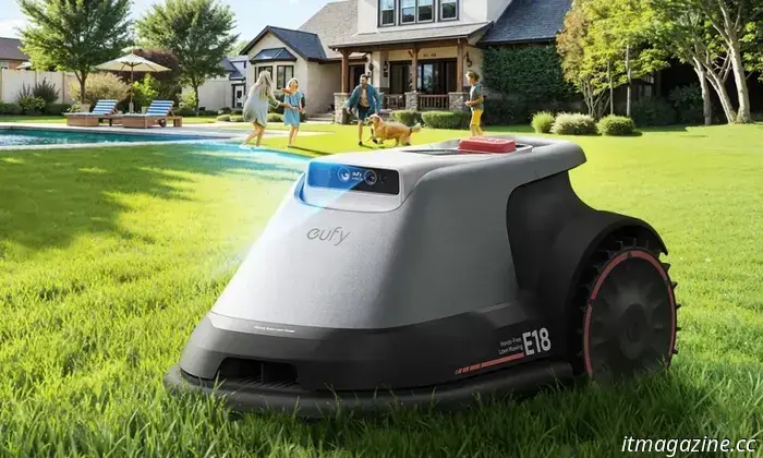 Participate in this giveaway for an opportunity to win the Eufy Robot Lawn Mower.