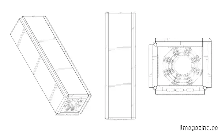 Samsung's intriguing patent reveals a foldable phone that can autonomously transform into a box shape.