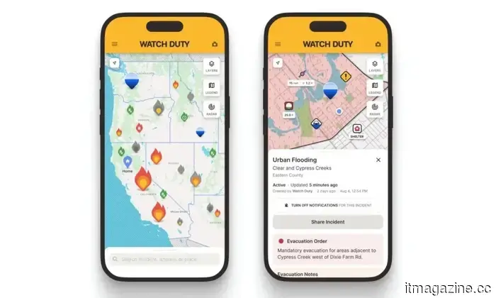 The wildfire app that has gained popularity in America is aiming to tackle even larger disasters.
